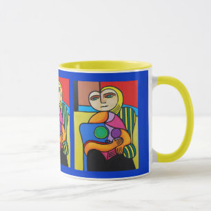 Mond-Gesichts-Kaffee-Tasse Tasse