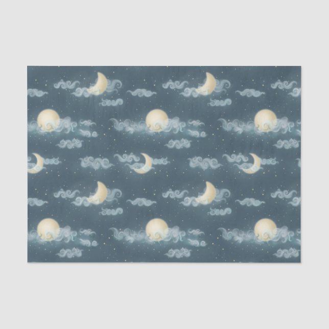 Mond (groß) seidenpapier (Vorderseite)