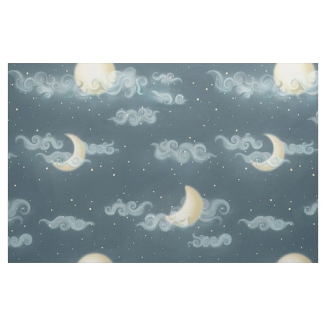 Mond (groß) stoff (Fat Quarter (45,7 x 55,9 cm))