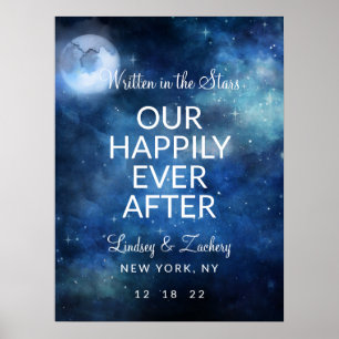 Mond Himmel Mond Glücklich Bis Ans Ende Empfangssc Poster