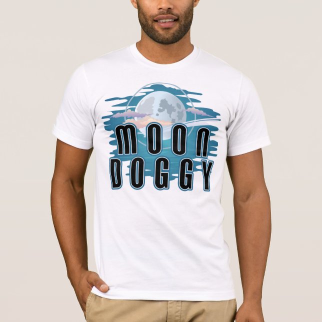 Mond-Hündchen #3 T-Shirt (Vorderseite)