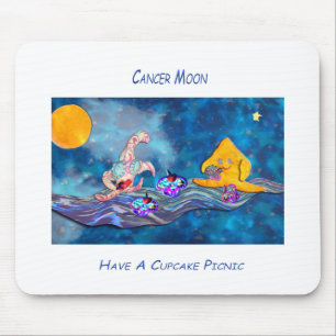 Mond im Krebs Mousepad