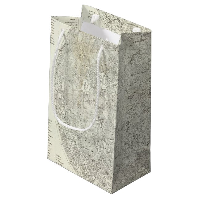 Mond-Karte Kleine Geschenktüte (Rückseite Schrägansicht)