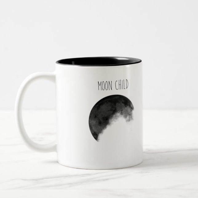 Mond-KinderTasse Zweifarbige Tasse (Links)