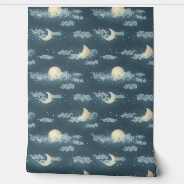Mond (kleiner Maßstab) Tapete (Abrollen)