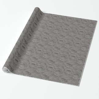 Mond-Krater, Mondoberfläche Geschenkpapier