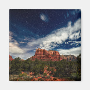 Mond-Licht über Sedona, Arizona Magnet