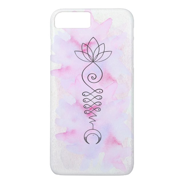*~* Mond-Lotus-Energie-Heiler Reiki Yoga-Massage Case-Mate iPhone Hülle (Rückseite)