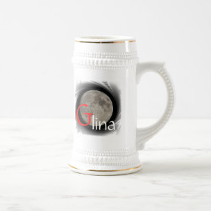Mond, Lune, Luna, Glina, Moon Tasse