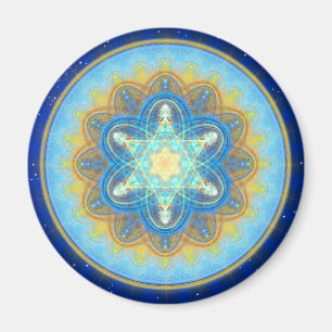 Mond-Mandala-Magnet Magnet