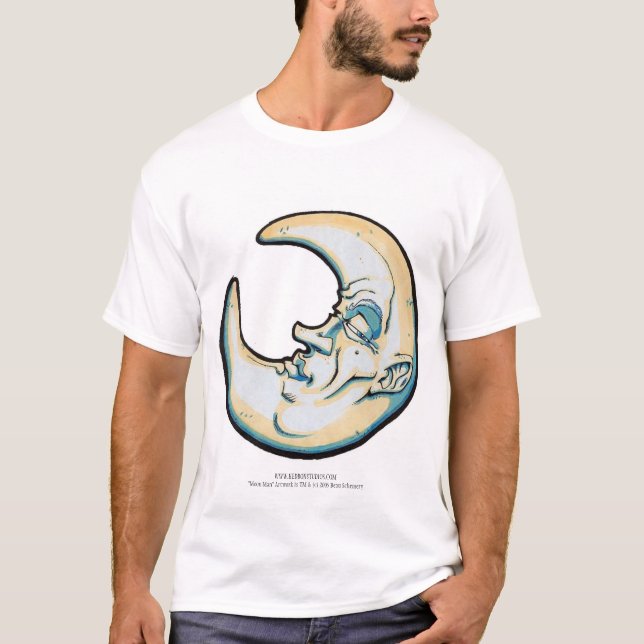 "Mond-Mann-" Kleid T-Shirt (Vorderseite)