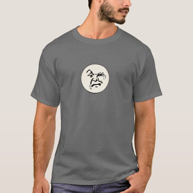 Mond-Mann - sinnloser Mist - dunkler T - Shirt (Vorderseite)