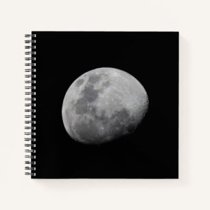 Mond mit schwarzem Himmel   Sambia, Süd-Luangwa Notizbuch