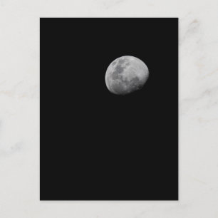 Mond mit schwarzem Himmel   Sambia, Süd-Luangwa Postkarte