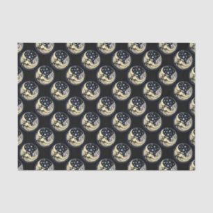 Mond-mitsterne SEIDENPAPIER