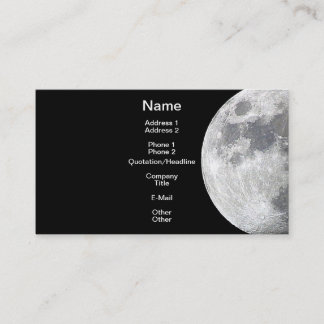 MOND Mondthema Visitenkarte