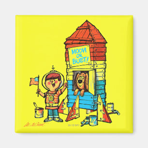 Mond oder Bust! Magnet