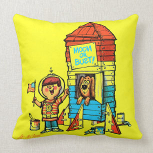 Mond oder Fehlschlag! Kissen