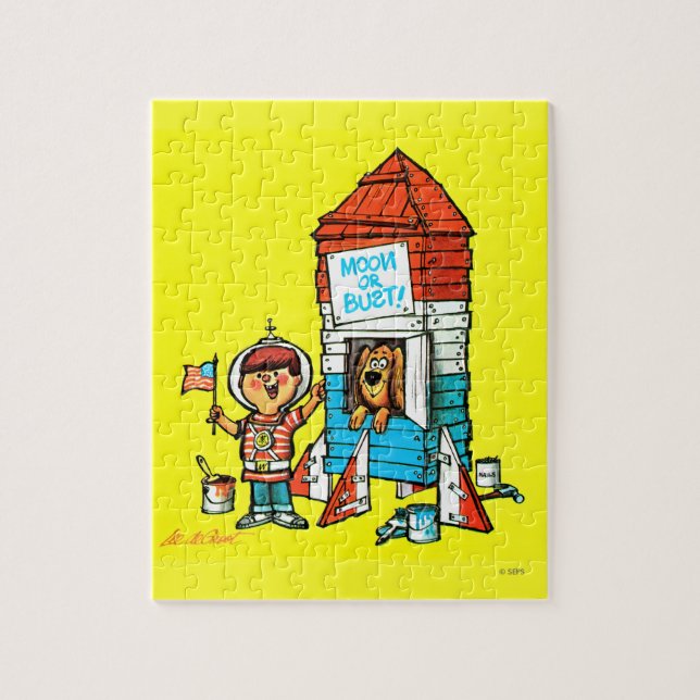 Mond oder nichts! puzzle (Vertikal)