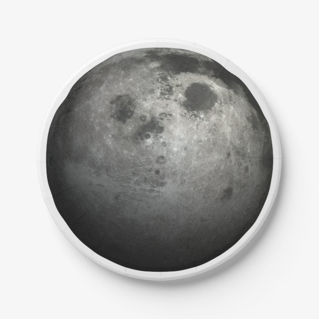 Mond Pappteller (Vorderseite)