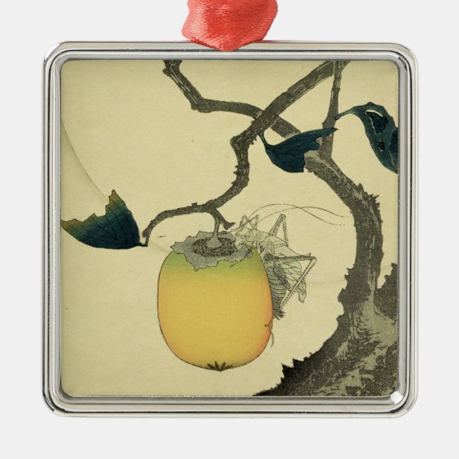 Mond, Persimone und Heuschrecke, 1807 Ornament Aus Metall (Vorne)