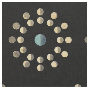 Mond-Phasen Stoff