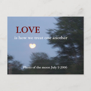 Mond-Postkarte Postkarte