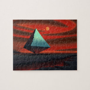 Mond-Pyramide Puzzle