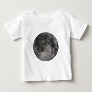 Mond Raum Büro Party Dusche Frieden Liebe Kunst Baby T-shirt