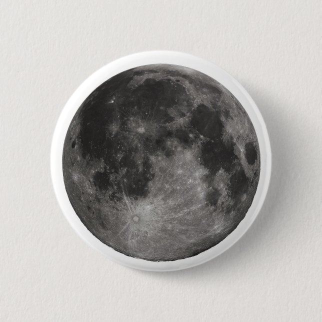 Mond-Raum-Büro-Party-Duschen-FriedensLiebe-Kunst Button (Vorderseite)