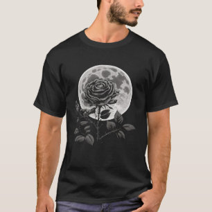Mond Rose Goth Gothic Hexe Hexenkunst 2 T-Shirt