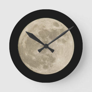 MOND RUNDE WANDUHR
