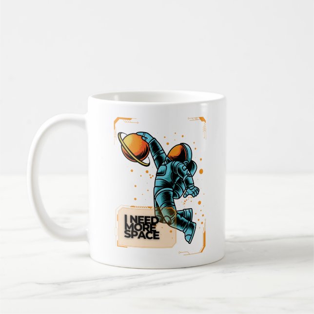 Mond-Slam-Dunk-Kaffeetasse Kaffeetasse (Links)