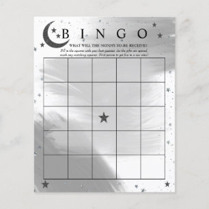 Mond Sterne   Bingo   Baby Shower Spiele