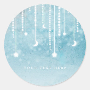 Mond & Sterne Himmels Baby Shower Favor Aufkleber
