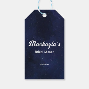 Mond Sterne & Lichterketten Brautparty Geschenkanhänger