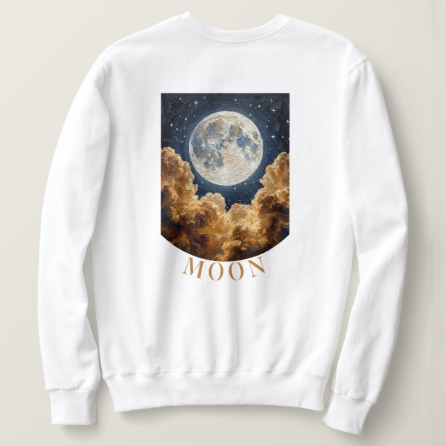Mond-Sweatshirt  Sweatshirt (Design Rückseite)