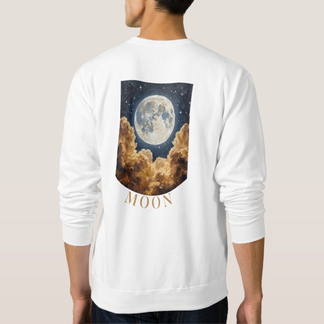 Mond-Sweatshirt  Sweatshirt (Rückseite)