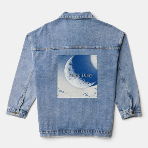 Mond-Tagebuch Jeansjacke