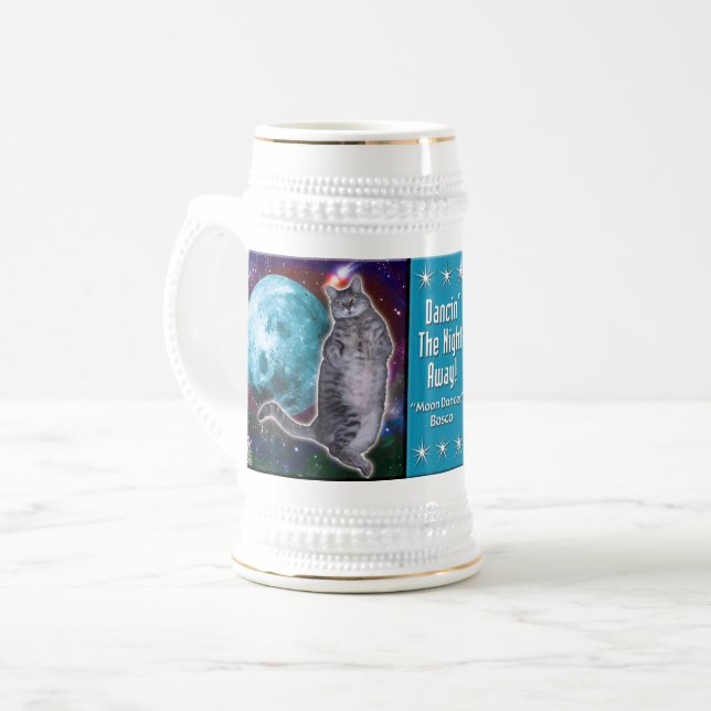 Mond Tänzer Bosco  Bierglas (Vorderseite Links)