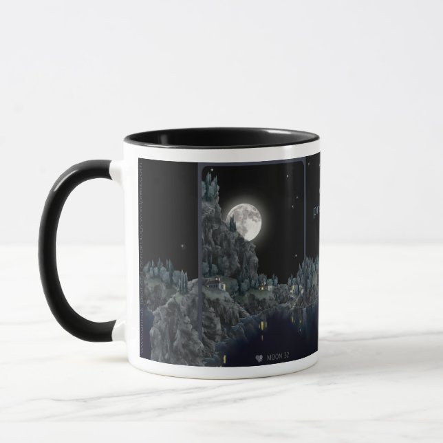 Mond-Tasse ["Gefühl Profoundness-Soul"] Tasse (Links)