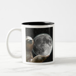 Mond-Trägheit Zweifarbige Tasse