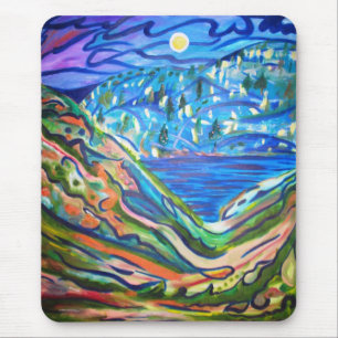 MOND ÜBER DEM MEER MOUSEPAD