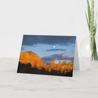 Mond über Sedona Gruß-Karte 2226 Karte