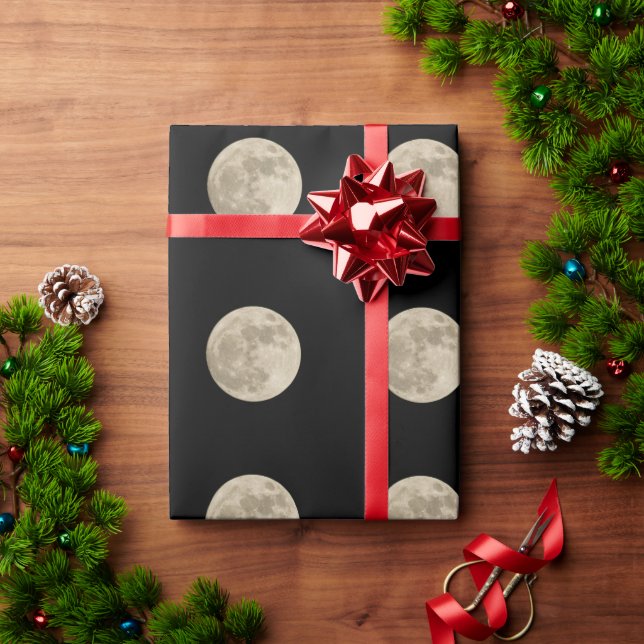 MOND UMHÜLLUNGSPAPIER GESCHENKPAPIER (Feiertagsgeschenk)