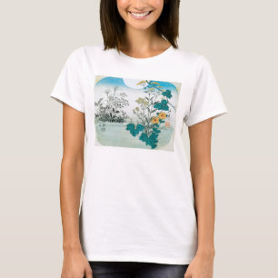 Mond und Blume T-Shirt