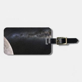 Mond und Galaxie Gepäckanhänger