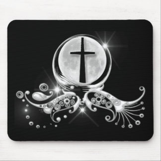 Mond und Kreuz Mousepad