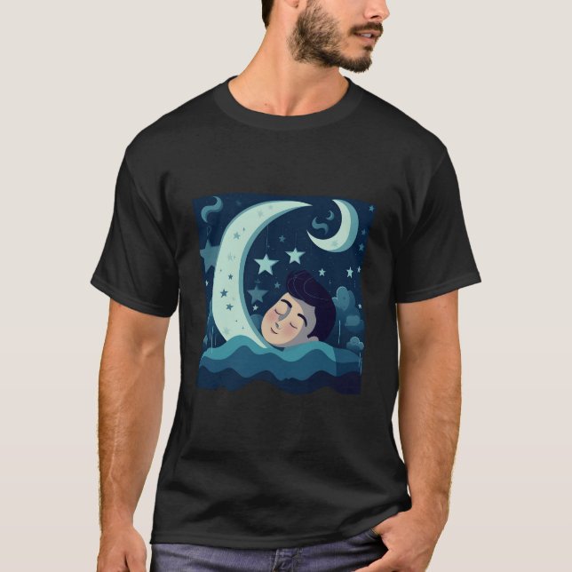 Mond und Schlaf T-Shirt (Vorderseite)