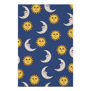 Mond und Sonne Poster